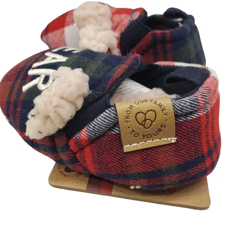 Dearfoams Memory Foam Baby Bear Slippers Limited Edition Size 9 Months Baby